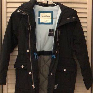 youth girls abercrombie winter coat!!